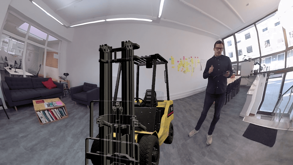Virtual Reality in 360°. Anwendung von Lukas Höh.